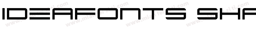 ideafonts shanghei字体转换